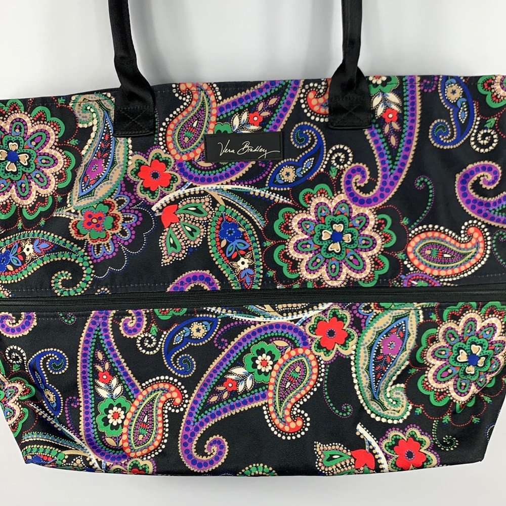 Large Vera Bradley Paisley Tote Bag